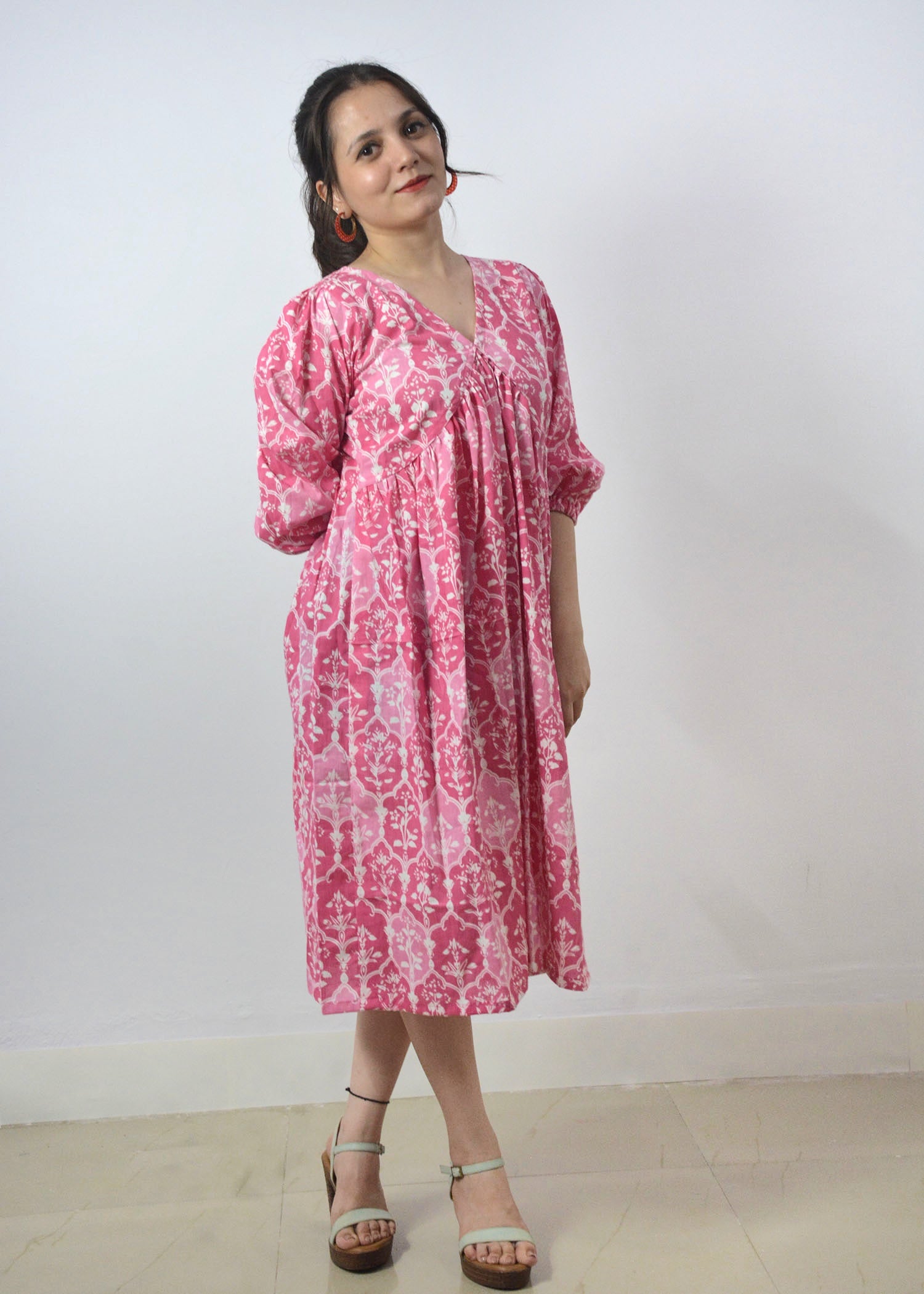 Pink Peony Mini Dress - Vastronomy - Dress