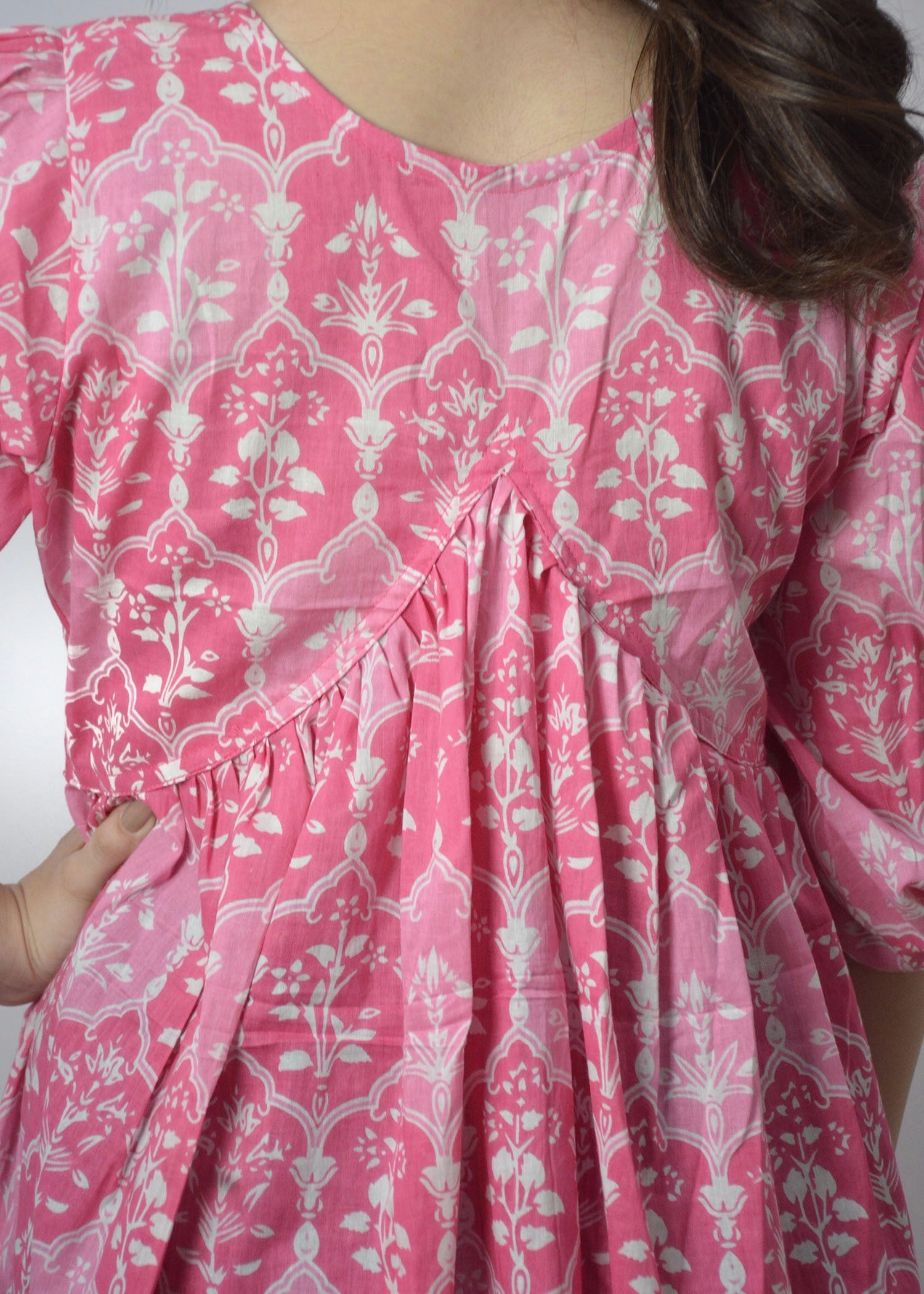 Pink Peony Mini Dress - Vastronomy - Dress