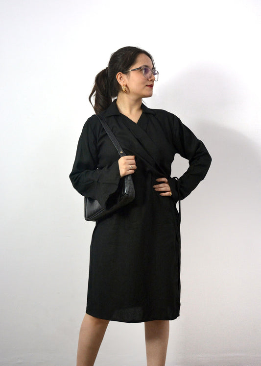 Noir Elegance Formal Dress - Vastronomy - Dress