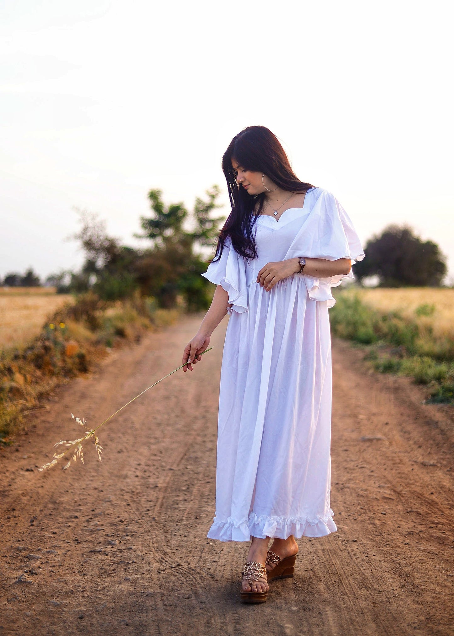 Pure Elegance White Maxi Dress - Vastronomy - Dress