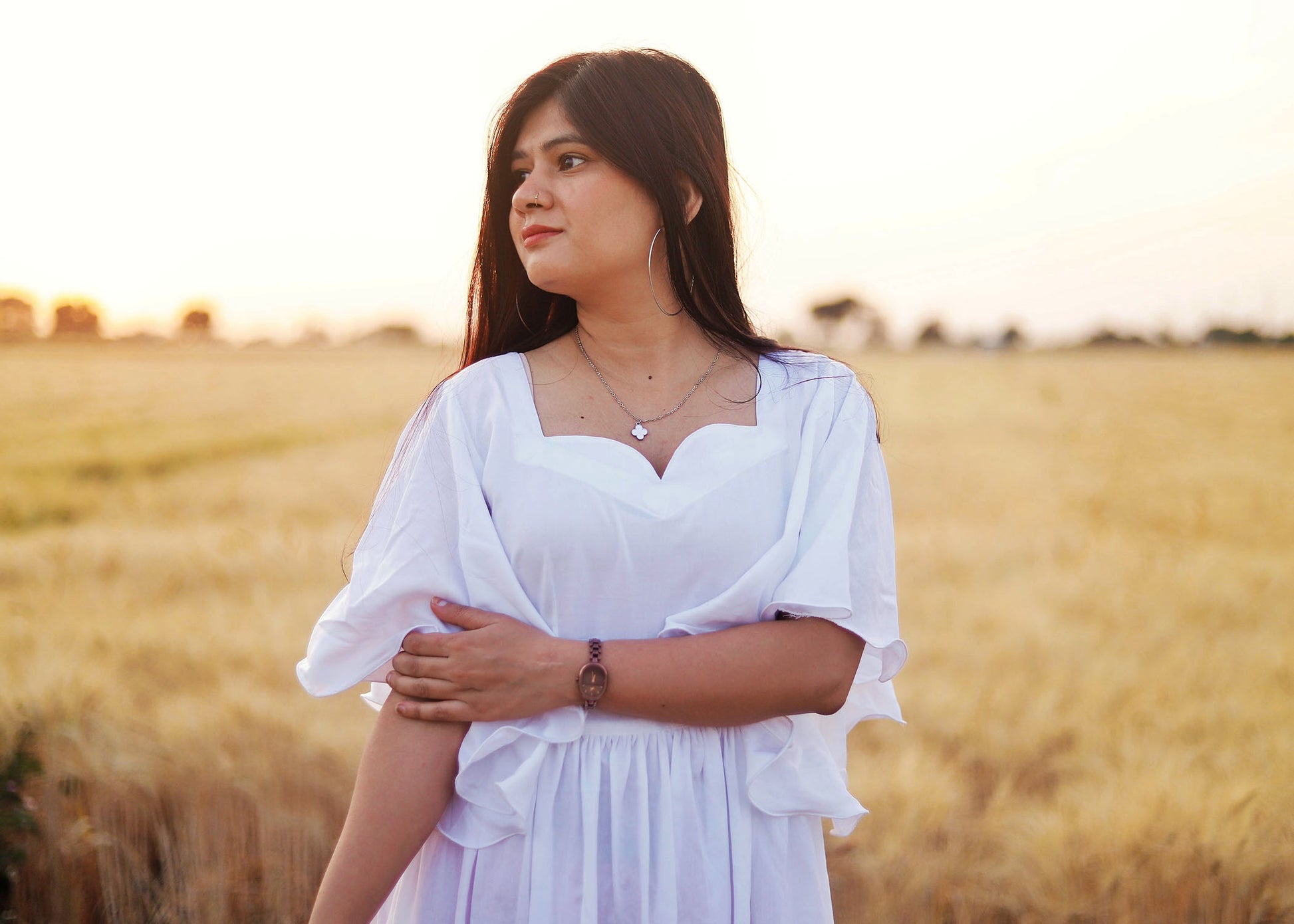 Pure Elegance White Maxi Dress - Vastronomy - Dress