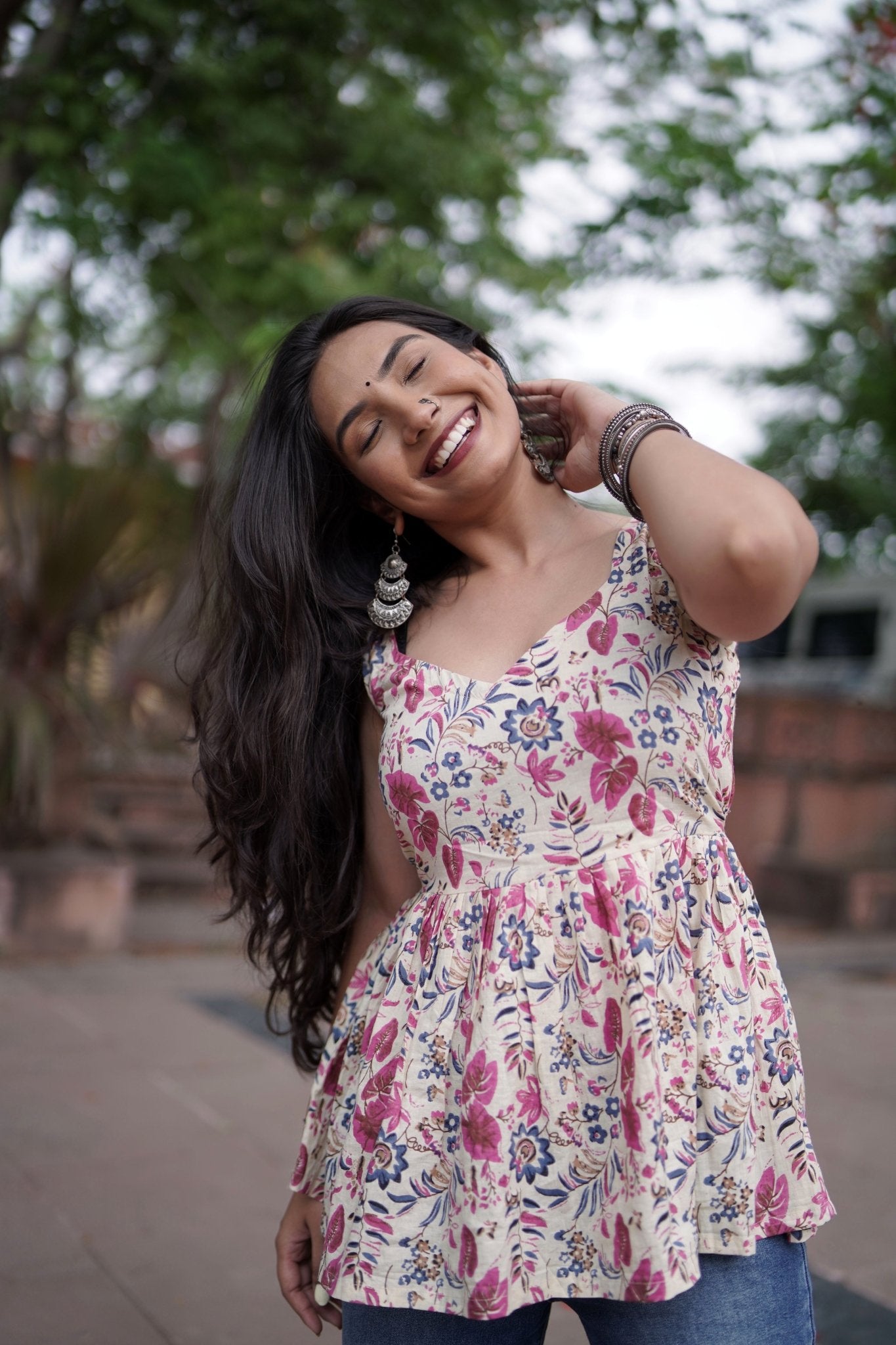 Taru - Sleeveless Short Kurti - Vastronomy - Short Kurti