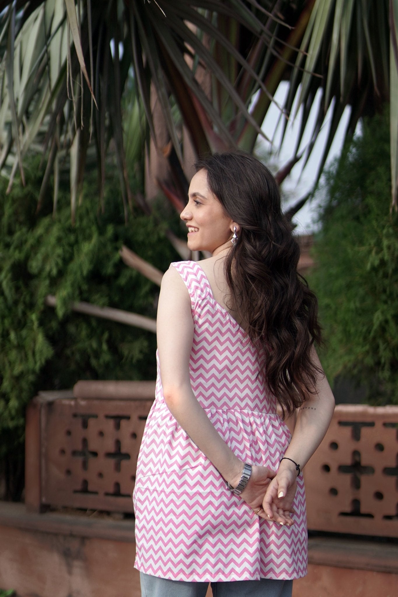 Aaruni - Sleeve Less Short Kurti - Vastronomy - Short Kurti