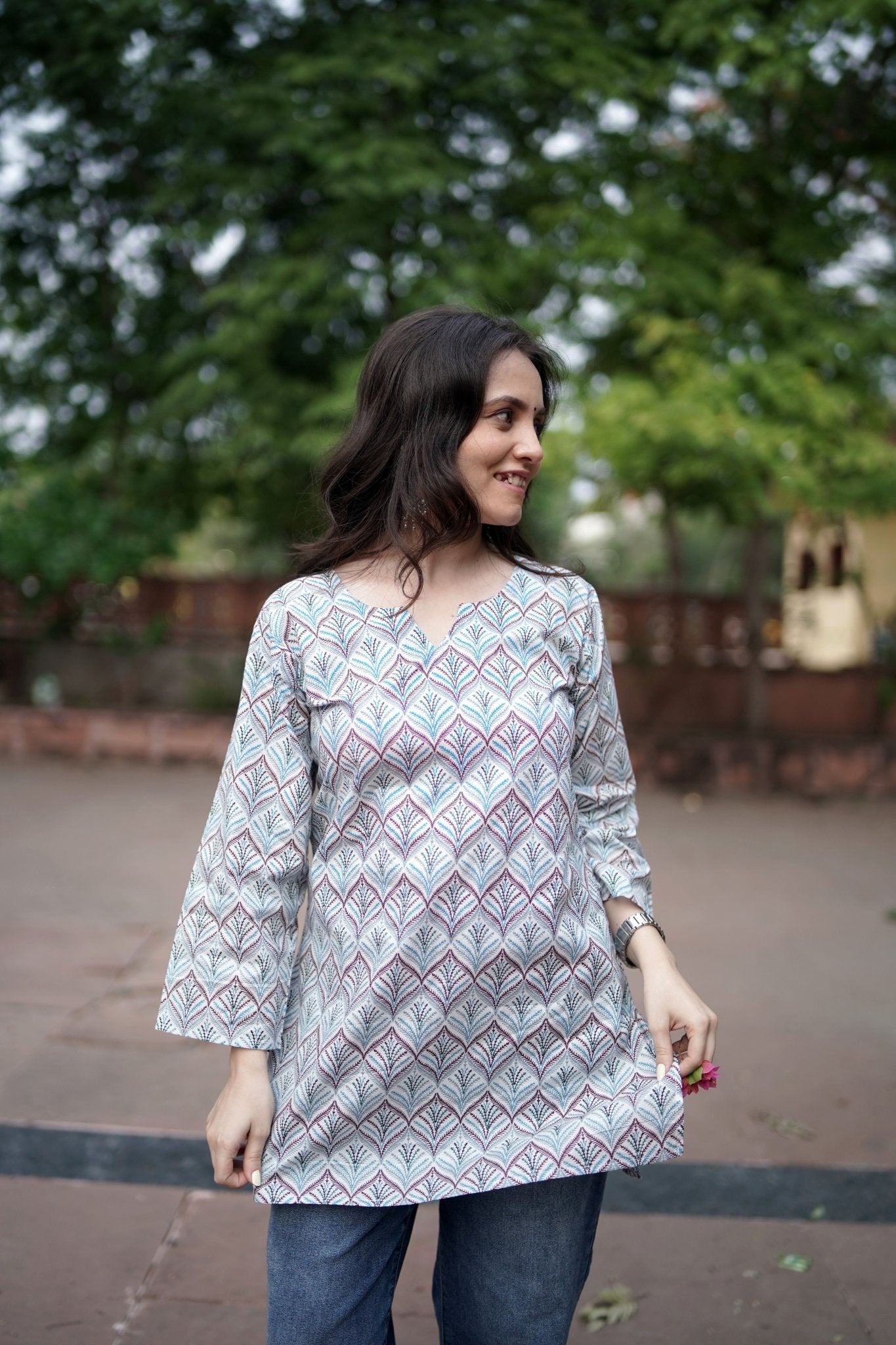 Jalrang - Short Kurti - Vastronomy - Short Kurti