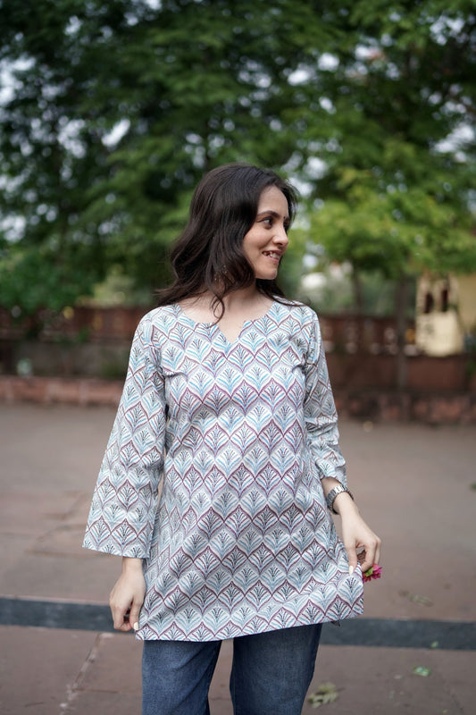 Jalrang - Short Kurti - Vastronomy - Short Kurti