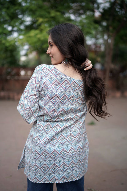 Jalrang - Short Kurti - Vastronomy - Short Kurti